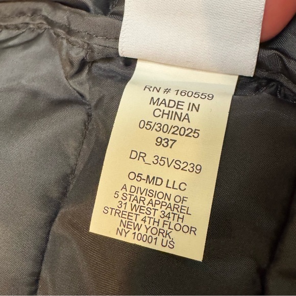 NFL Darius Rucker San Francisco 49ers Black Full Zip Packable Puffer Vest M New - Picture 8 of 11